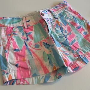 Lilly Pulitzer Multicolor Sailboat Print Shorts